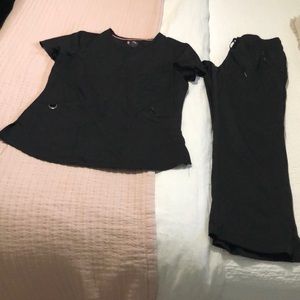 Ava Theresa scrubs x small top , petite small bottom